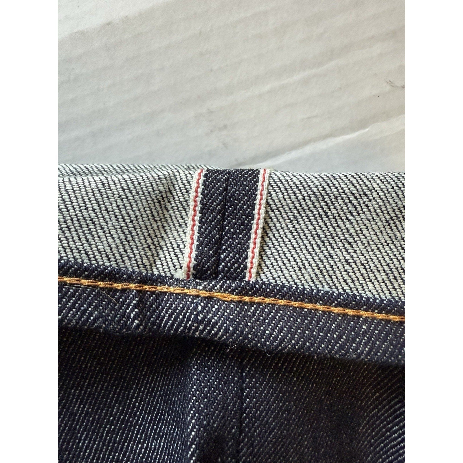 UNIQLO U Men’s Selvedge Denim Jeans 30x30 Raw Indigo Slim Straight Fit S001 - thriftgoblin