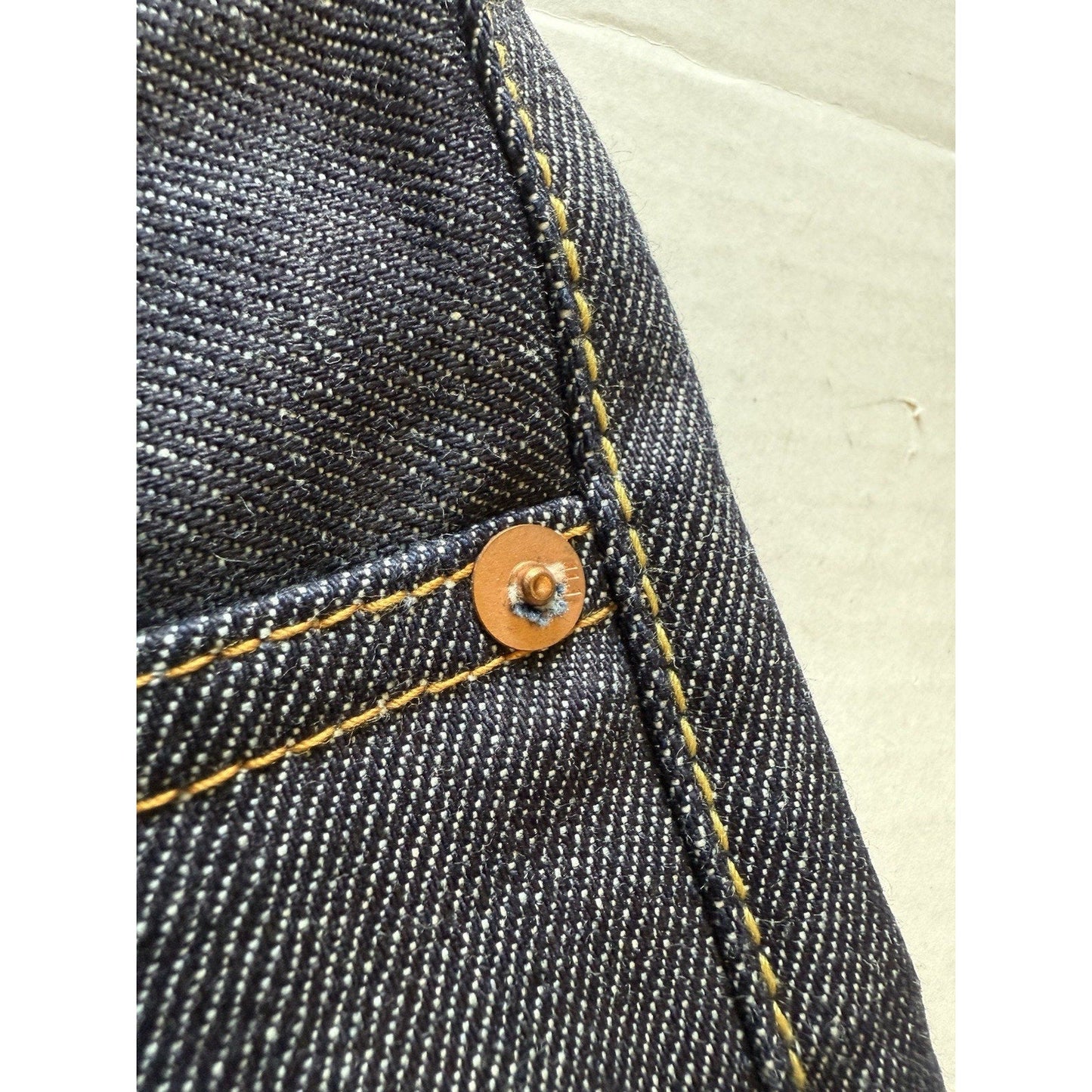 UNIQLO U Men’s Selvedge Denim Jeans 30x30 Raw Indigo Slim Straight Fit S001 - thriftgoblin