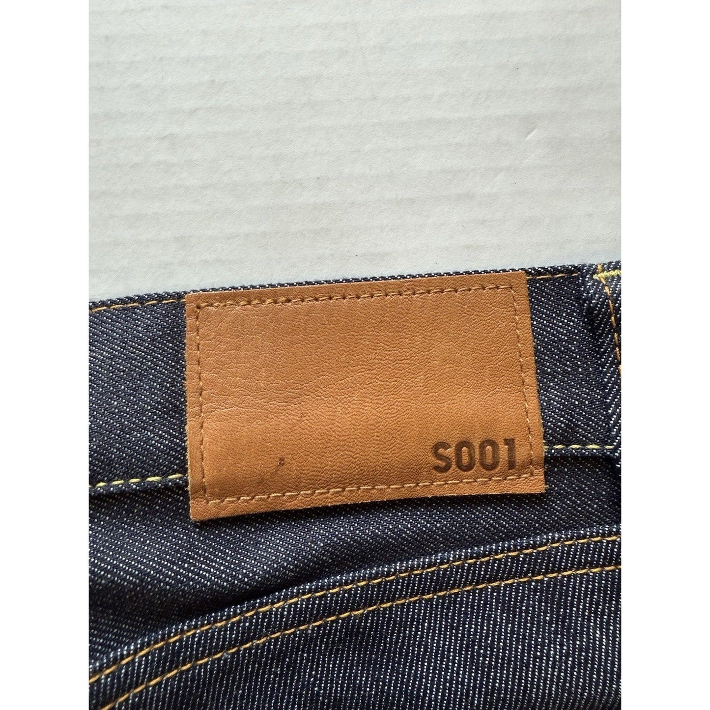 UNIQLO U Men’s Selvedge Denim Jeans 30x30 Raw Indigo Slim Straight Fit S001 - thriftgoblin