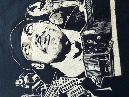 Upper Playground Friday 1995 Movie Promo Tee Ice Cube Chris Tucker Rare M - thriftgoblinTee