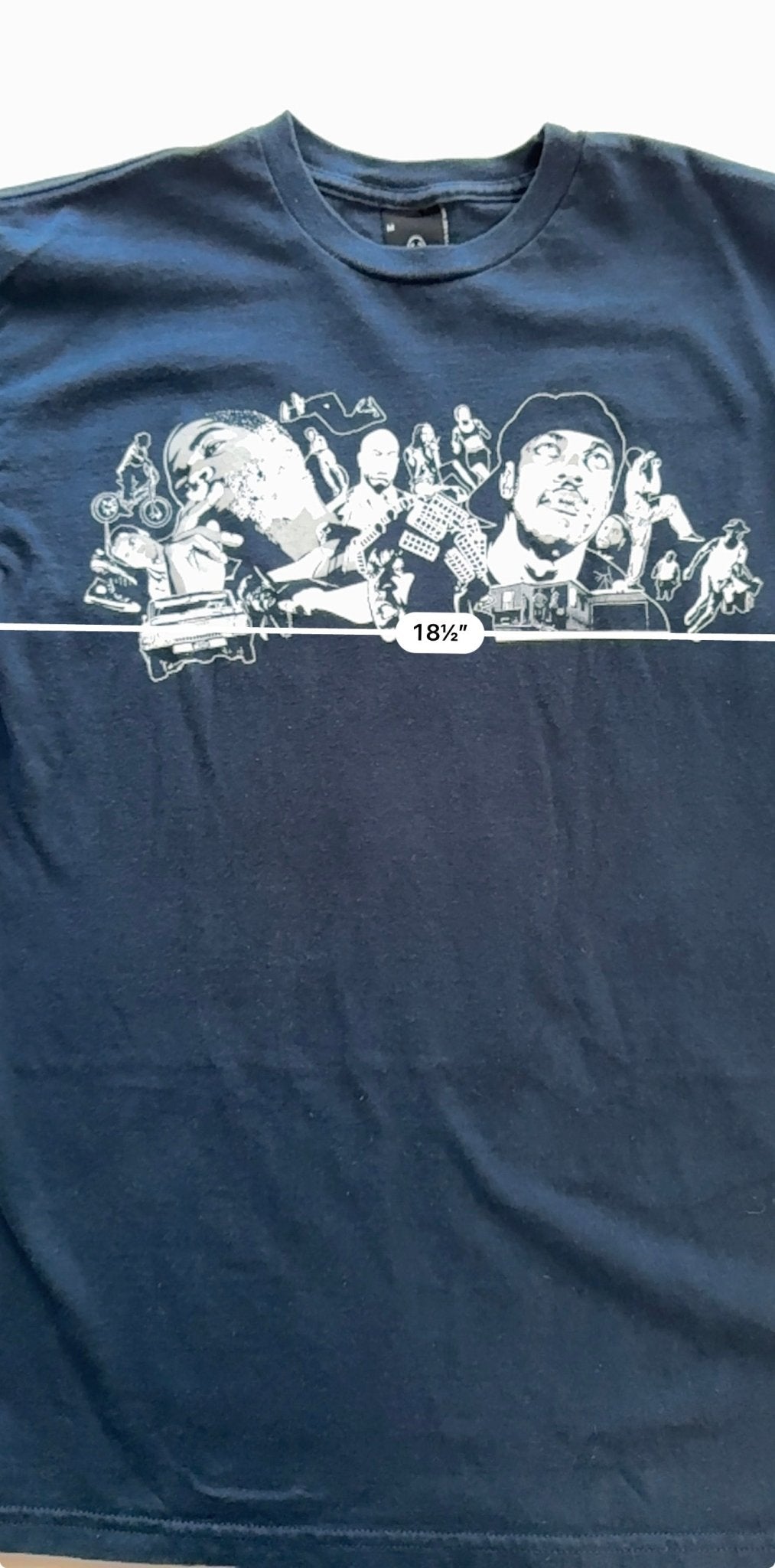 Upper Playground Friday 1995 Movie Promo Tee Ice Cube Chris Tucker Rare M - thriftgoblinTee