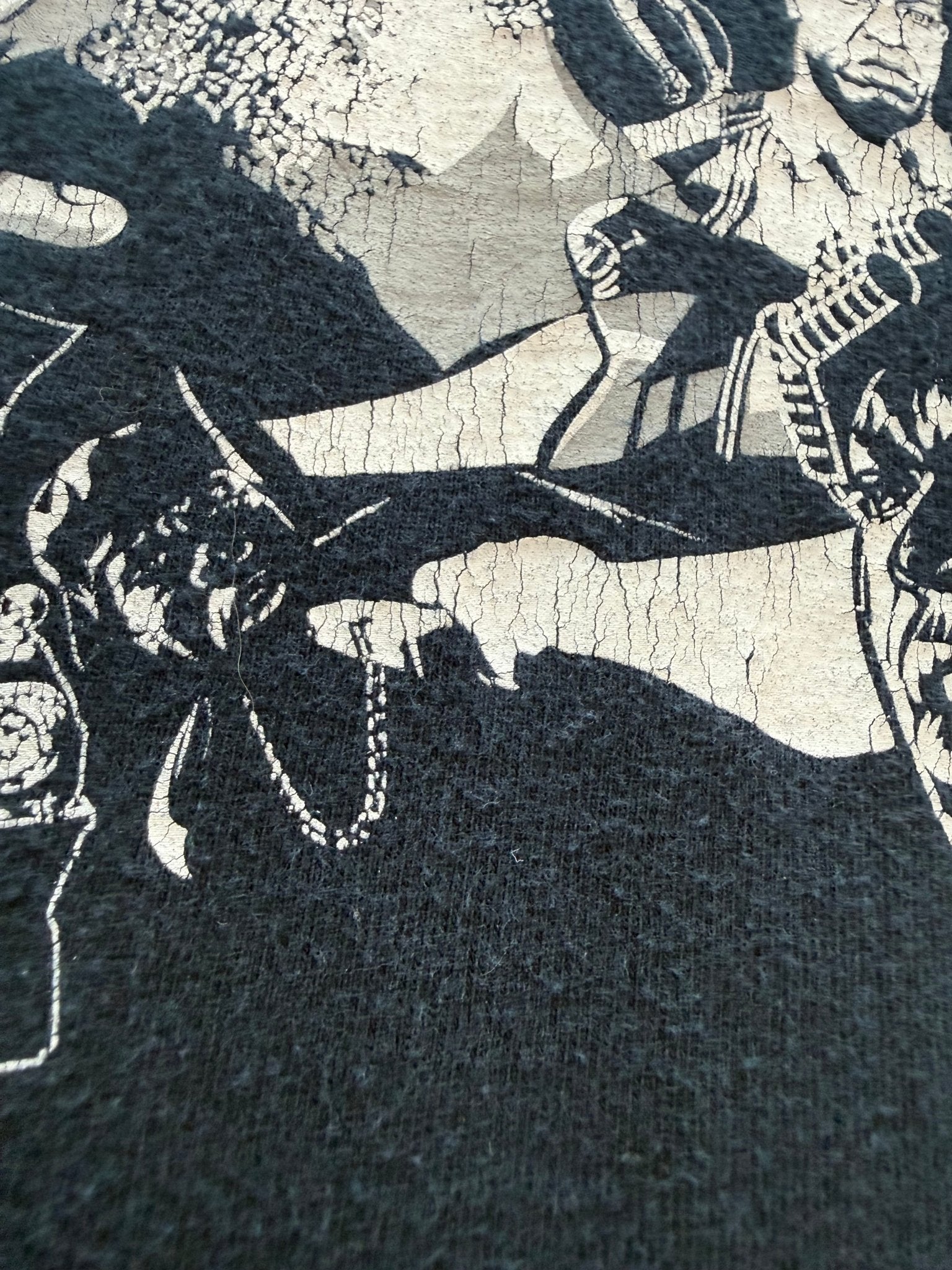 Upper Playground Ice Cube Friday Lowrider Hip Hop Collage Tee Navy L - thriftgoblinTee