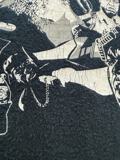 Upper Playground Ice Cube Friday Lowrider Hip Hop Collage Tee Navy L - thriftgoblinTee