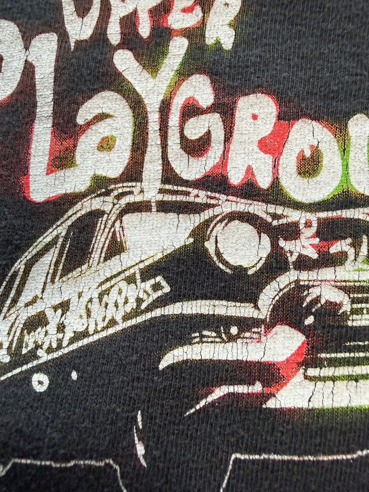 Upper Playground x The Warriors Baseball Fury Tee Rare Collab Faded Black L - thriftgoblinTee