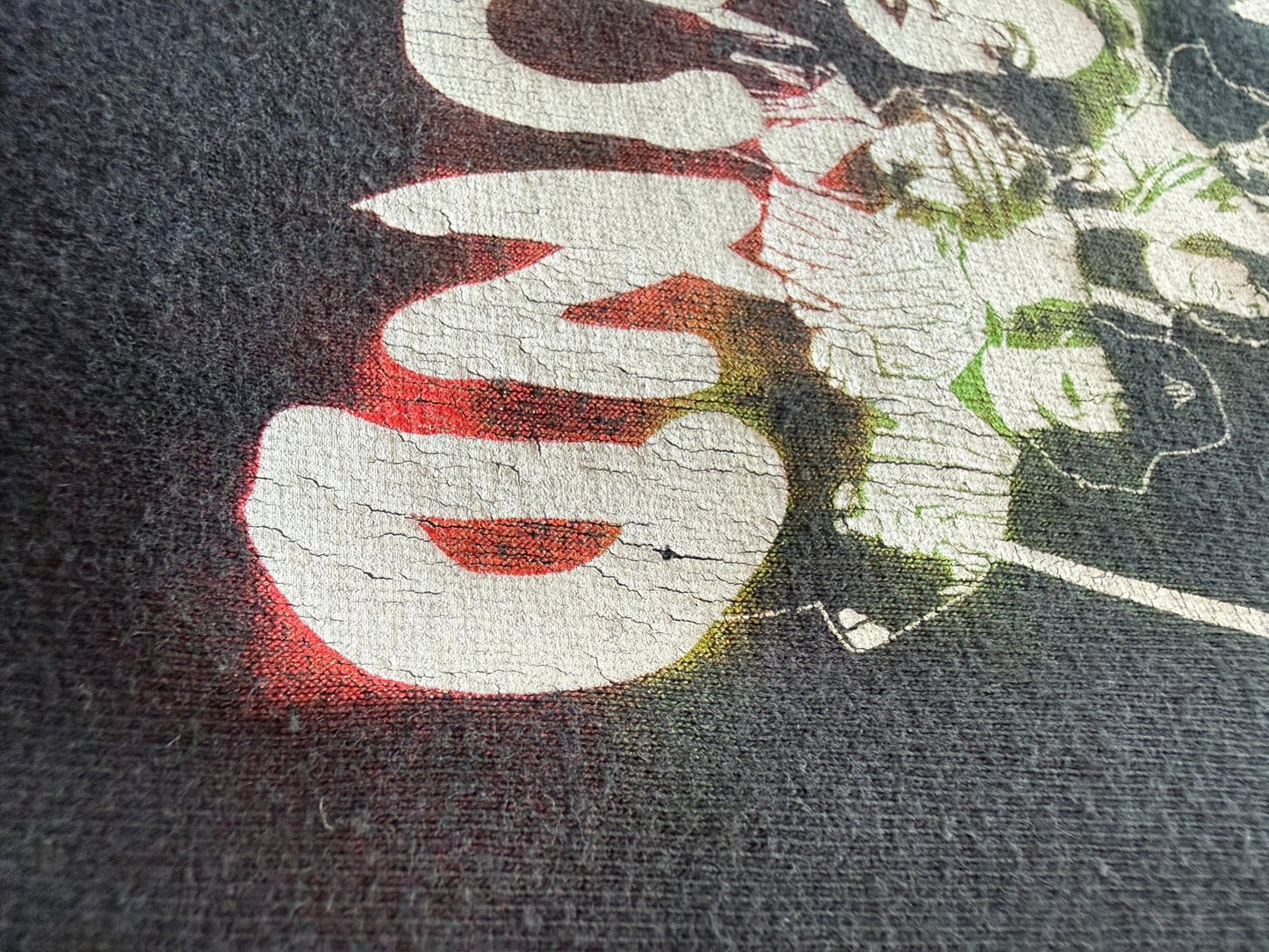 Upper Playground x The Warriors Baseball Fury Tee Rare Collab Faded Black L - thriftgoblinTee