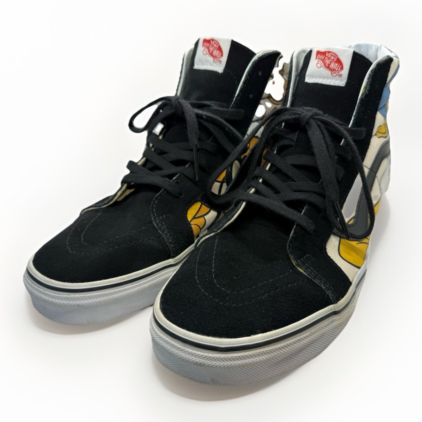 Vans Disney SK8 - Hi Reissue Mickey & Friends Box 11.5 Mens Black High Top Shoes - thriftgoblin