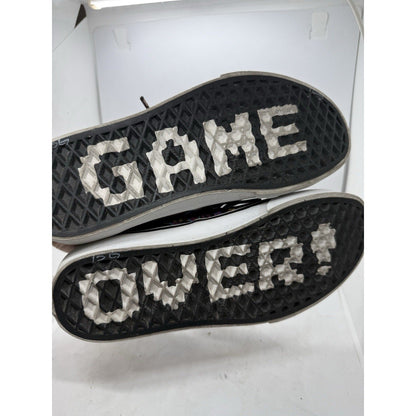 Vans x Nintendo Donkey Kong Authentic Sneakers Black Pixel Print Size 5M/6.5W - thriftgoblin