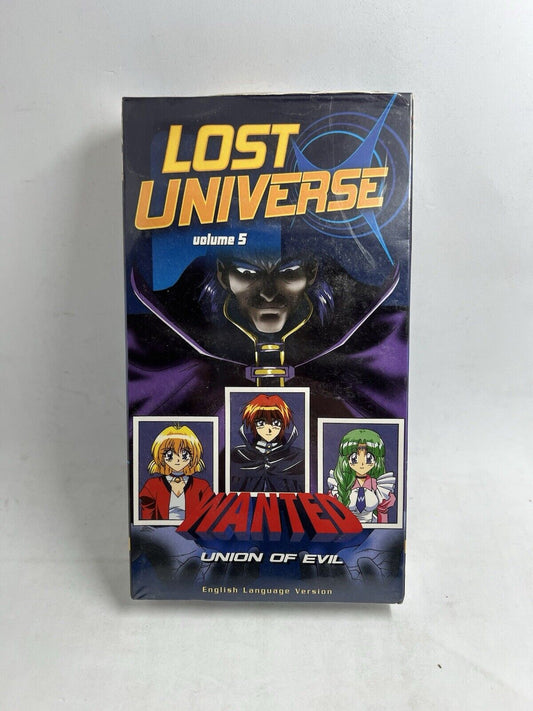 VHS| Lost Universe: Union Of Evil |Volume 5 Anime English 2000 NEW Tv Tokyo Rare - thriftgoblin
