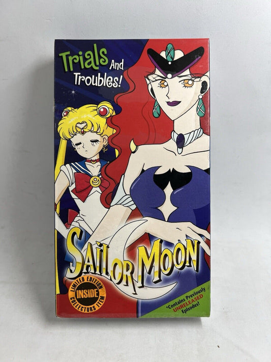 VHS| Sailor Moon Vol. 10: Trials and Troubles (2001) Limited Edition Poster! - thriftgoblin
