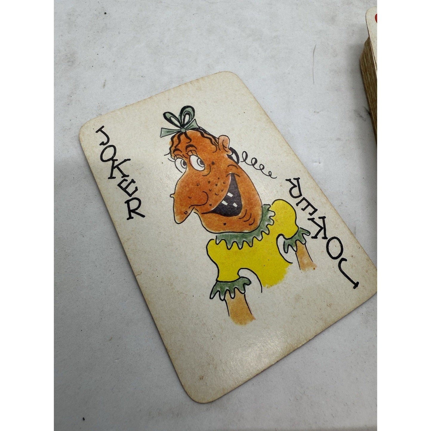Vintage 1950 Stag Party Pack Risqué Pin - Up Playing Cards Box Lewd Adult Humor 50 - thriftgoblin