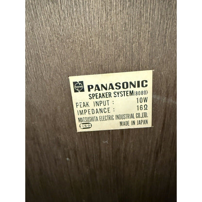 Vintage 1972 PANASONIC JAPAN Model RE - 8080 Speaker System Speaker Pair Collector - thriftgoblin