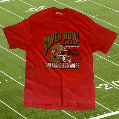Vintage 1988 49ers Super Bowl - thriftgoblin