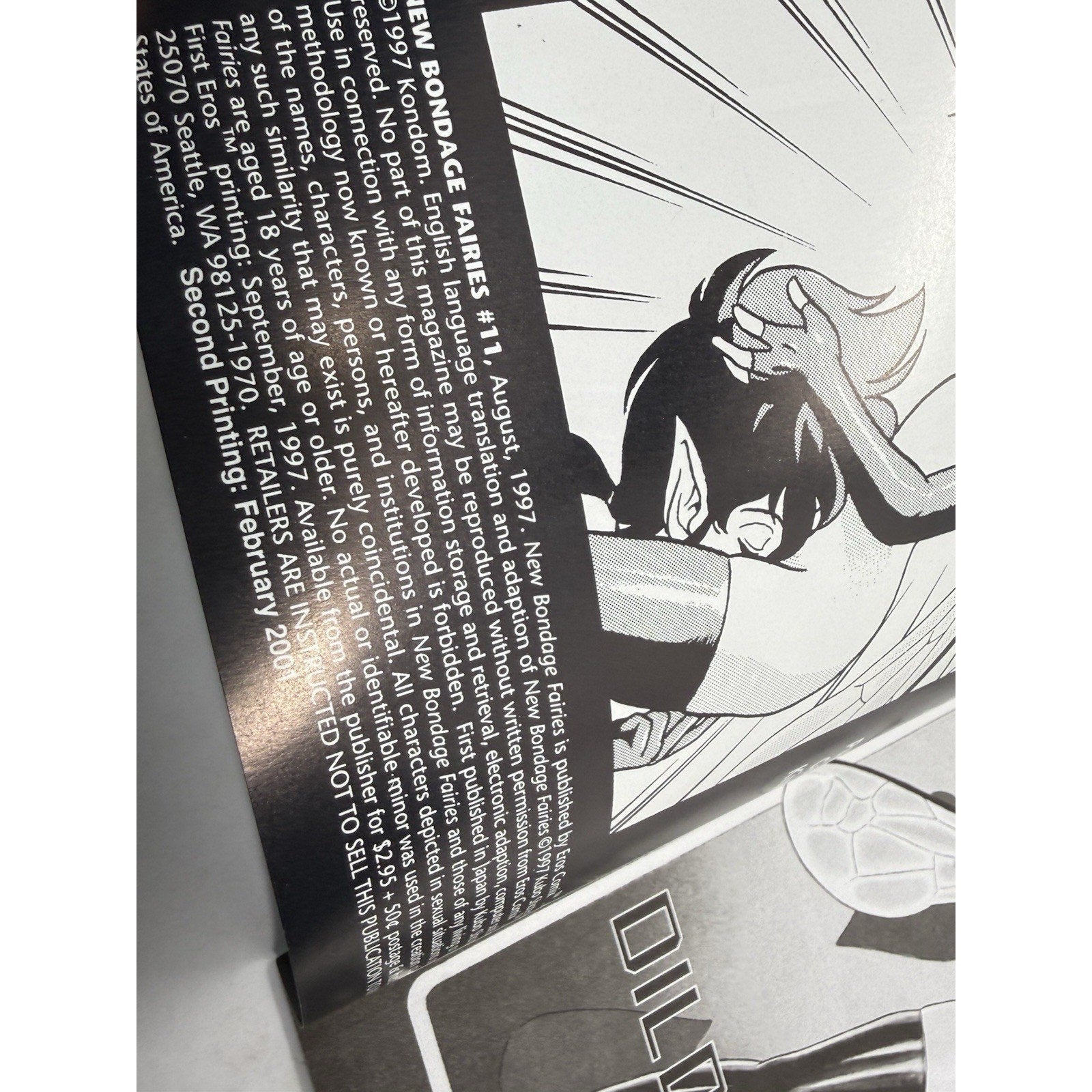 Vintage 1997 Eros Comix Studio Proteus Issue 11 | Rare Manga Comic Book USA - thriftgoblin