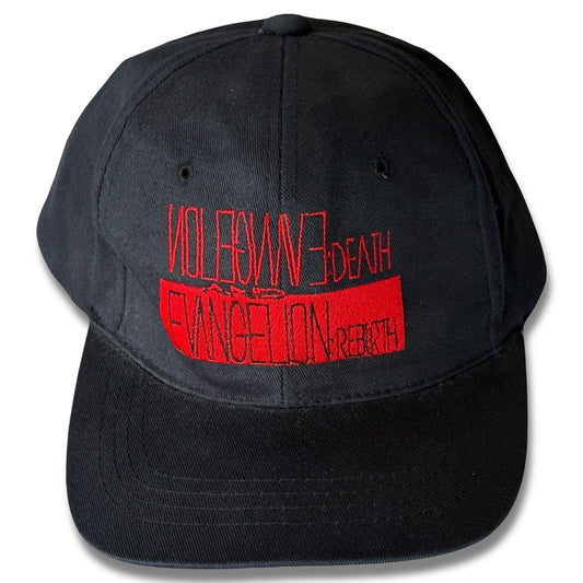 Vintage 1997 Neon Genesis Evangelion Death and Rebirth Snapback Cap Hat Gainax - thriftgoblin