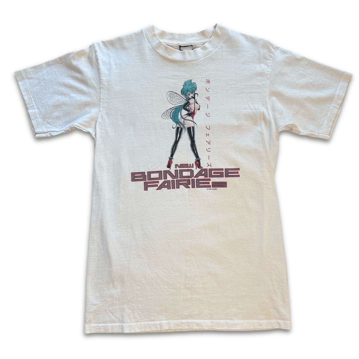 Vintage 1997 New Bondage Fairies Kondom Tee Fashion Victim EROS Comix Manga - thriftgoblinTee