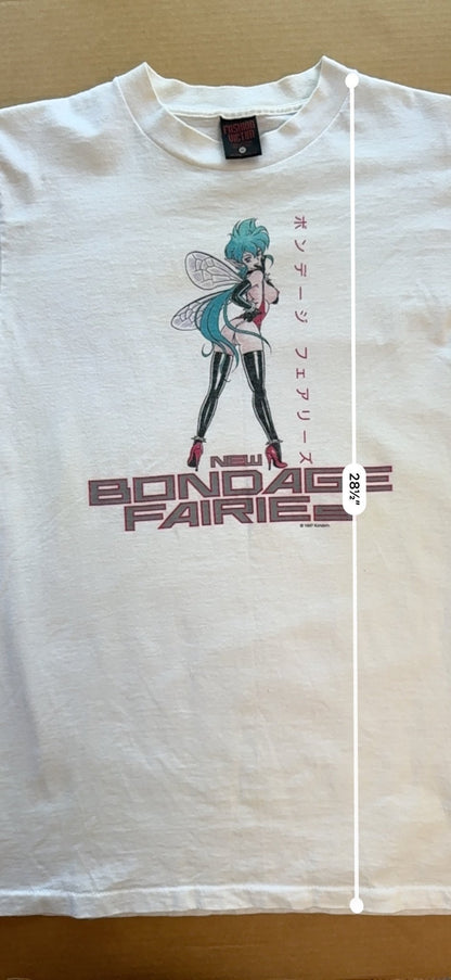 Vintage 1997 New Bondage Fairies Kondom Tee Fashion Victim EROS Comix Manga - thriftgoblinTee