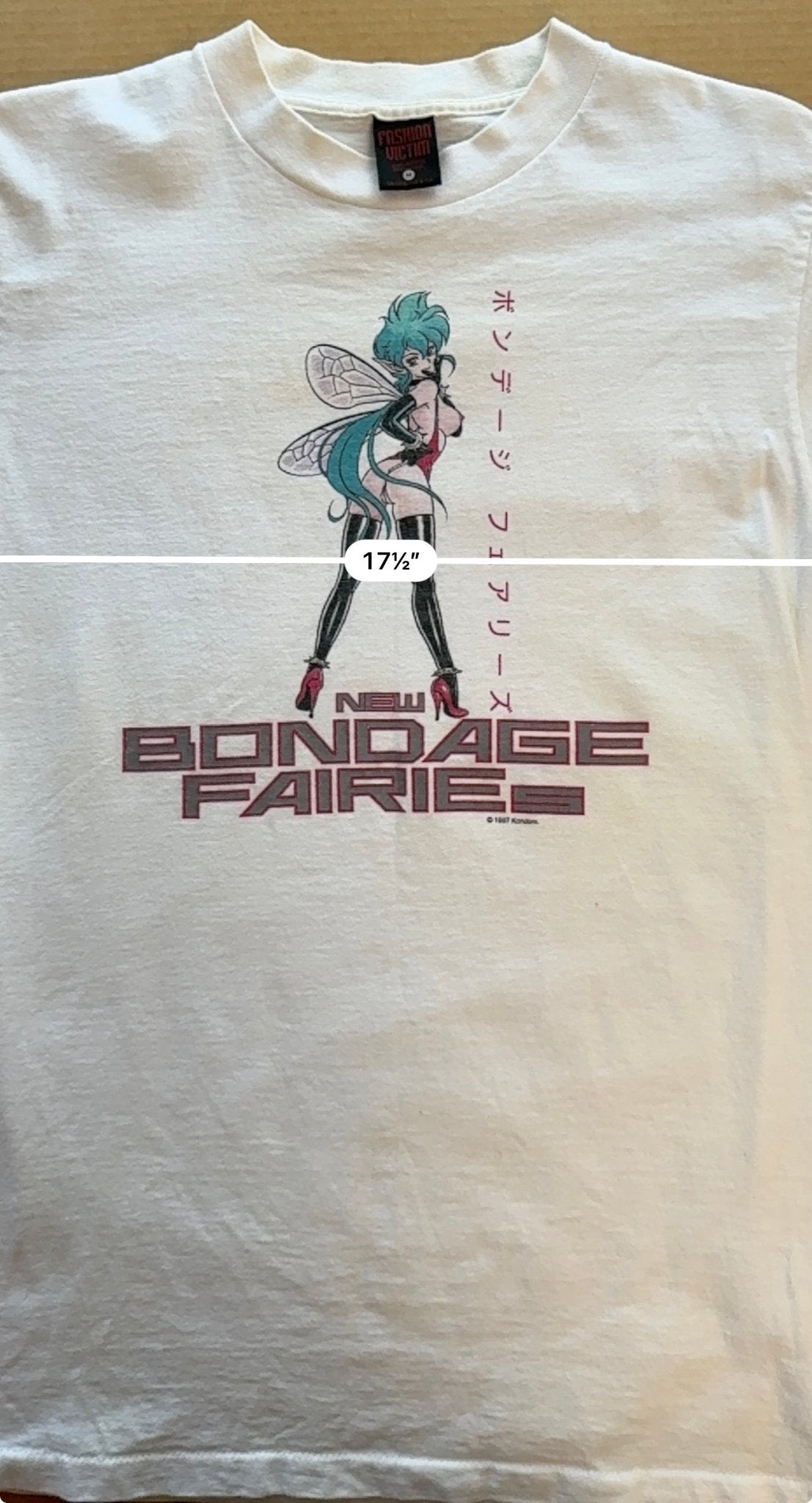 Vintage 1997 New Bondage Fairies Kondom Tee Fashion Victim EROS Comix Manga - thriftgoblinTee