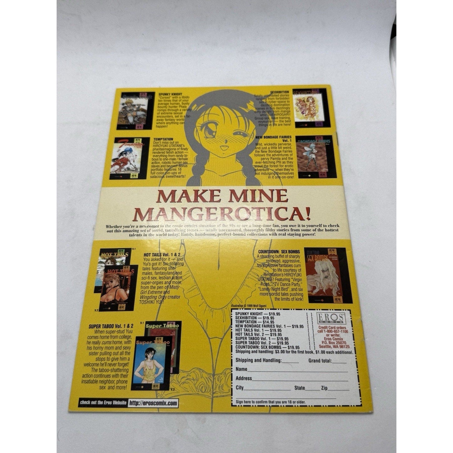 Vintage 2000 Eros Comix Issue 12 — Rare Collector’s Edition Manga Book - thriftgoblin