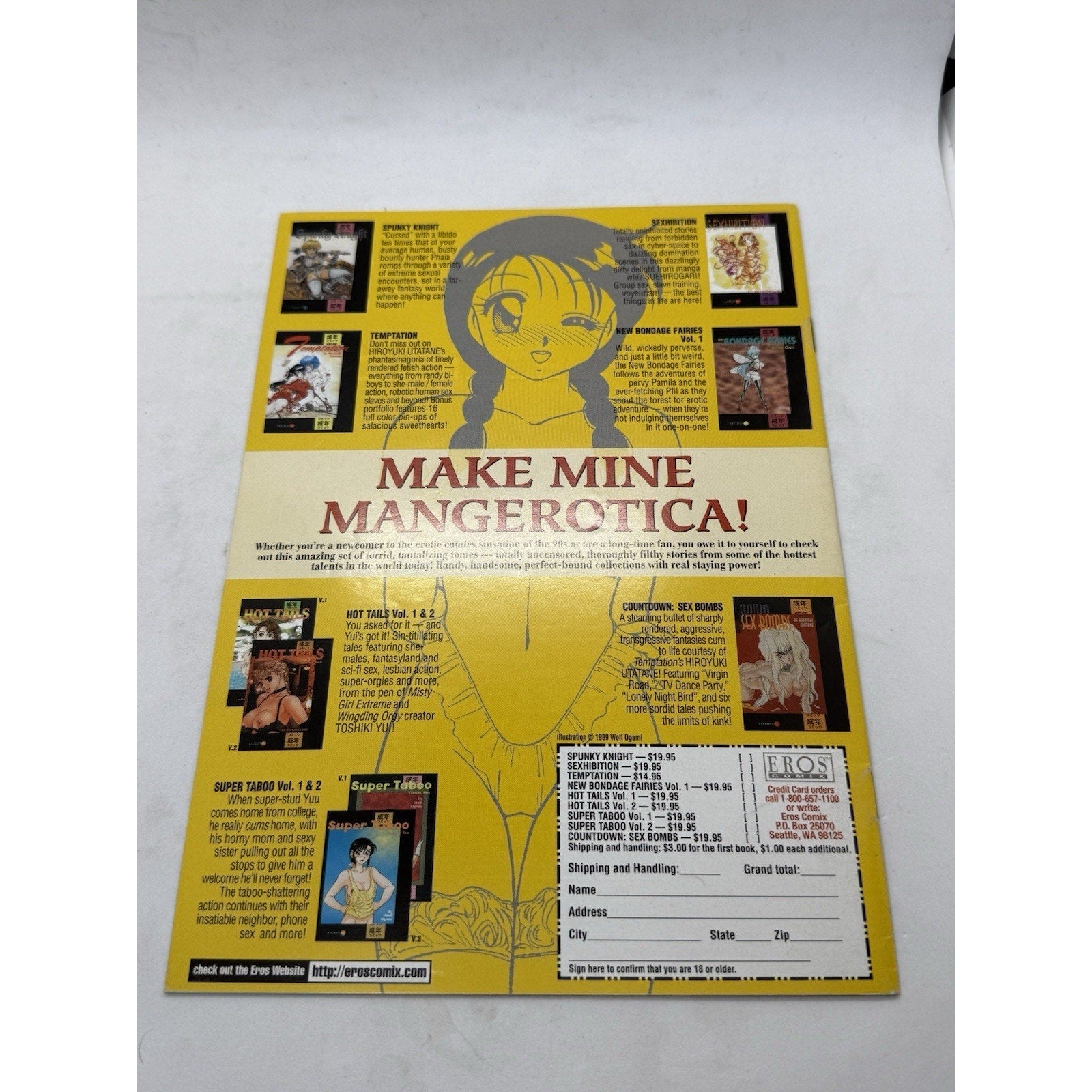Vintage 2000 Eros Comix Issue 12 — Rare Collector’s Edition Manga Book - thriftgoblin