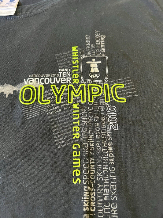Vintage 2010 Vancouver Olympics Canada Shirt Size Adult Medium Official License - thriftgoblin