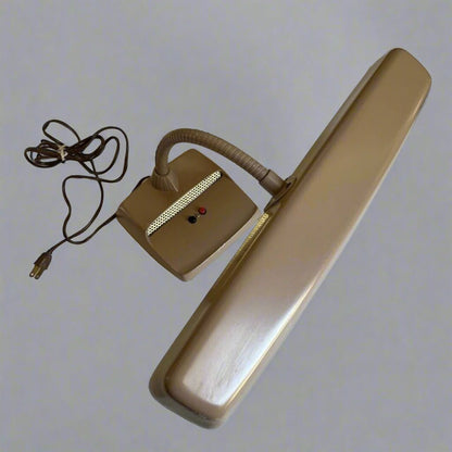 Vintage 60 MARKS Deluxe MCM Gooseneck Metal Desk Lamp Industrial Drafting Light - thriftgoblin
