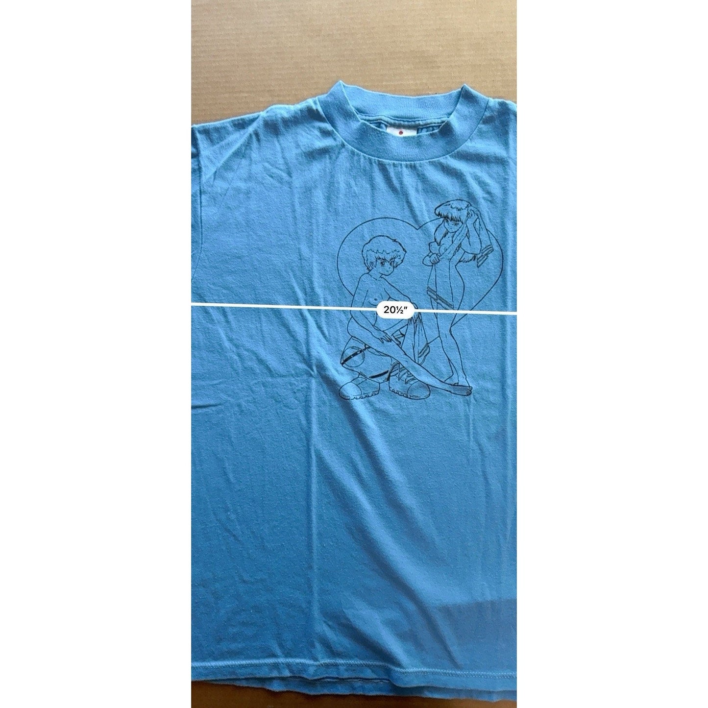 Vintage 80s Dirty Pair Kei Yuri Anime T-Shirt Size XL Single Stitch Miller USA - thriftgoblin