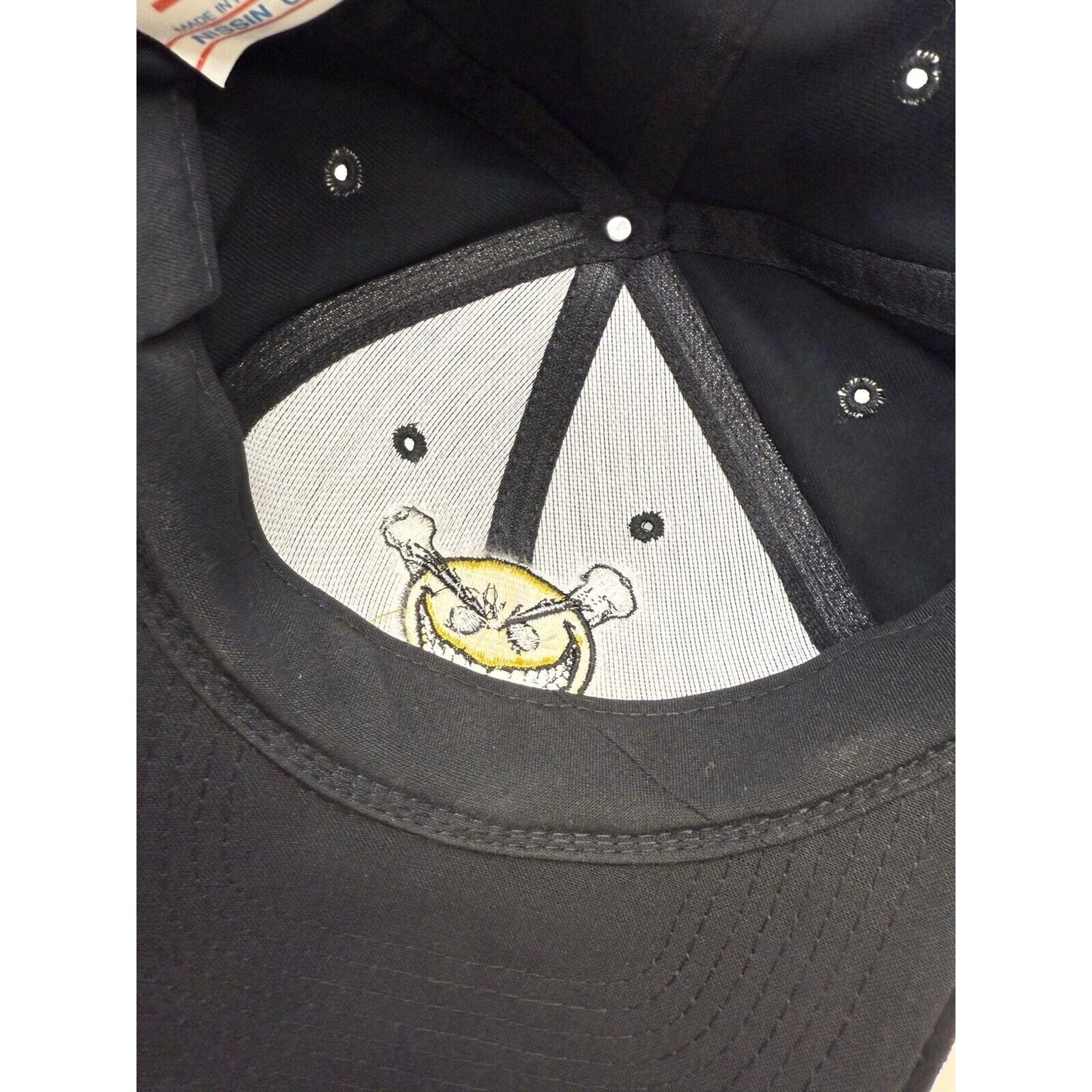 Vintage 90s Chaos Comics Evil Ernie Smiley Have A Psychotic Day Hat Cap Snapback - thriftgoblin