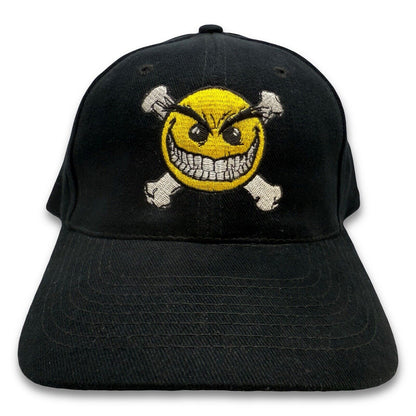 Vintage 90s Chaos Comics Evil Ernie Smiley Have A Psychotic Day Hat Cap Snapback - thriftgoblin