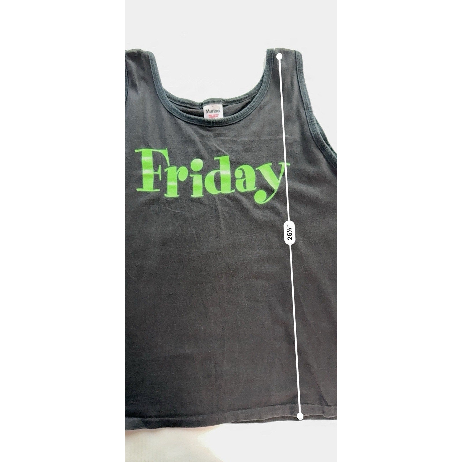 Vintage 90s Friday Movie Promo Tank Top Murina Single Stitch Made USA Men’s XL - thriftgoblin