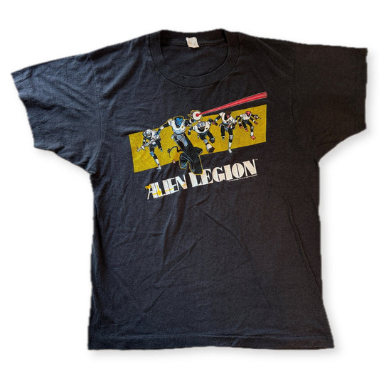 Vintage Alien Legion Epic Comics Carl Potts 1985 Graphic Tee Faded Black - Thrift GoblinT-Shirt