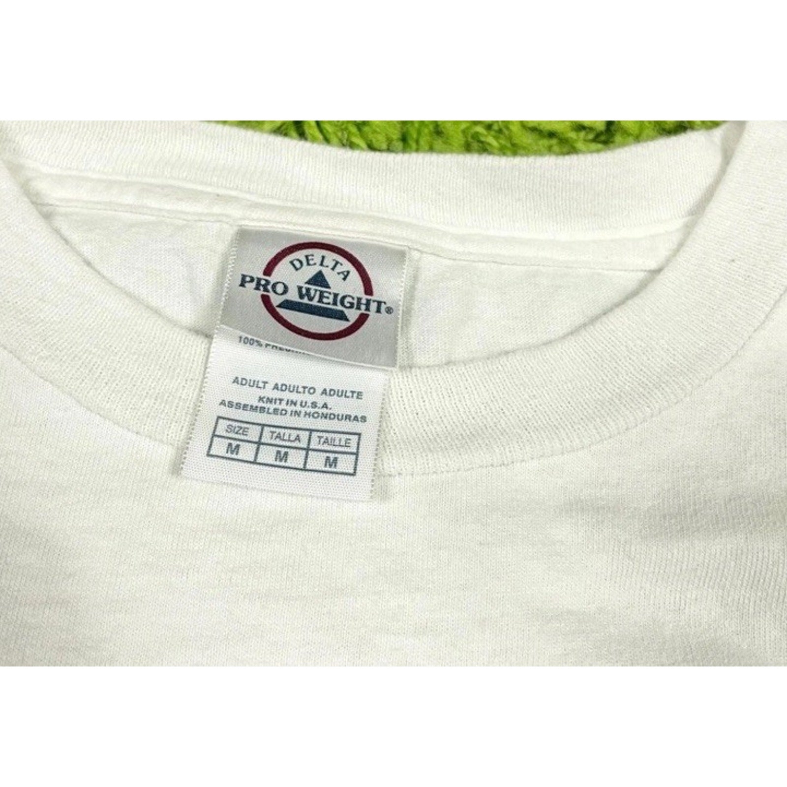 Vintage Delta Pro Weight Spoon Fork T-Shirt M USA Made Funny Graphic Rare Humor - thriftgoblin