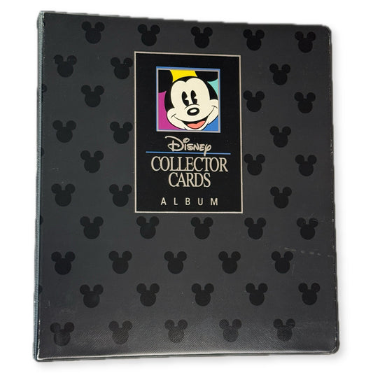 Vintage Disney Collector Cards Album Impel Binder 24 Pages - Thrift GoblinTrading Card Lot