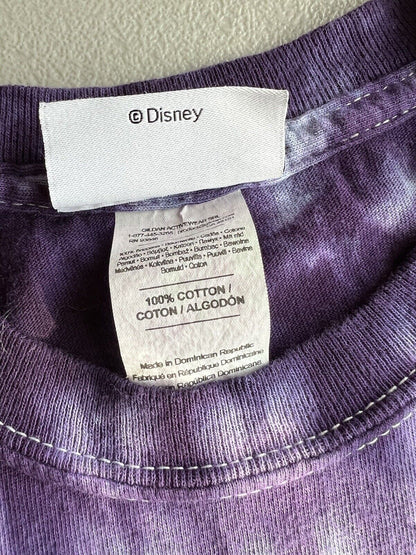 Vintage Disney Maleficent Shirt Mens Small Purple Tie Dye Murphy 2000 Y2K Dragon - thriftgoblin