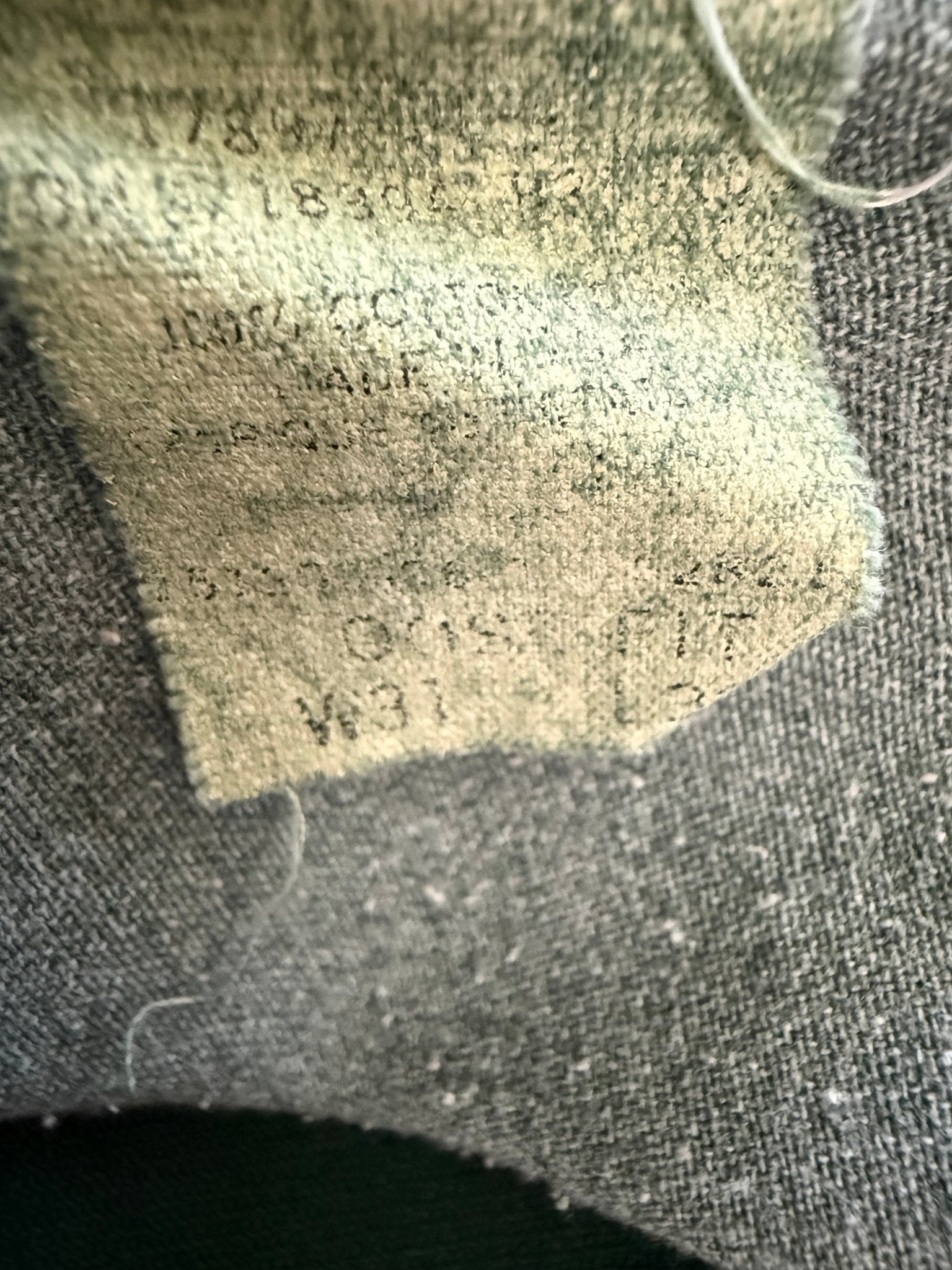 Vintage GAP Denim Forest Green Loose Fit Jeans Leather Patch W31 Chain Stitch - thriftgoblinDenim