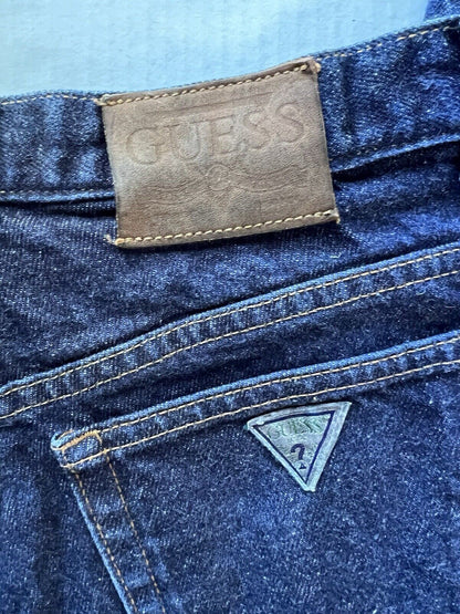 Vintage Guess American Tradition Jeans Mens 31x30 Blue USA Made 10001 - 30 - thriftgoblin