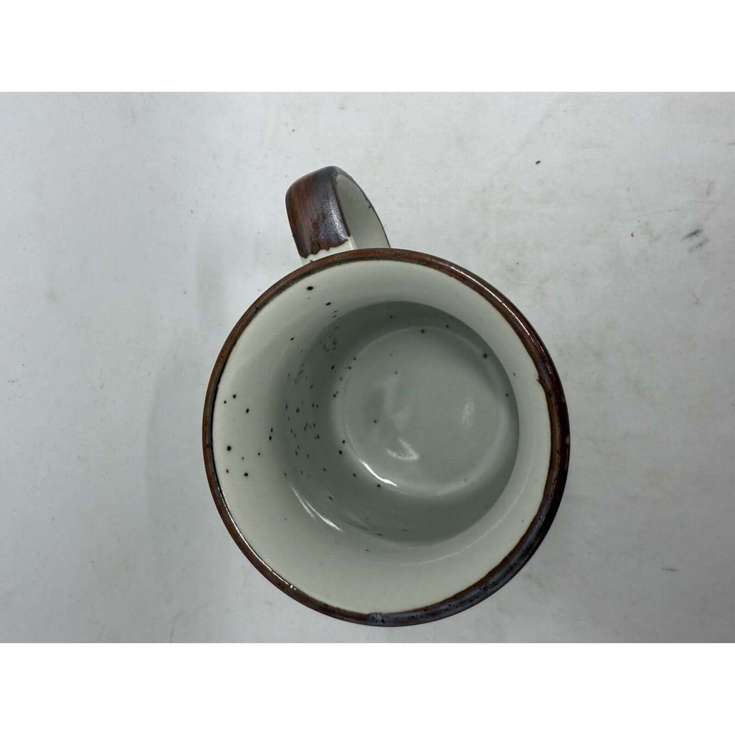 Vintage Hearthside Stoneware Coffee Mug Buffet Ware Cup Pink Flowers 551 Japan - thriftgoblin