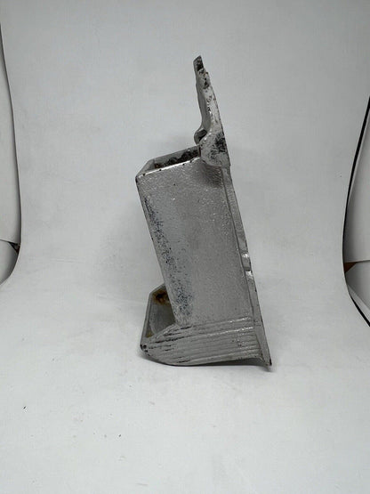 Vintage Heavy Cast Iron Black Fireplace Match Box Holder Wall Mount Fits Box - thriftgoblin