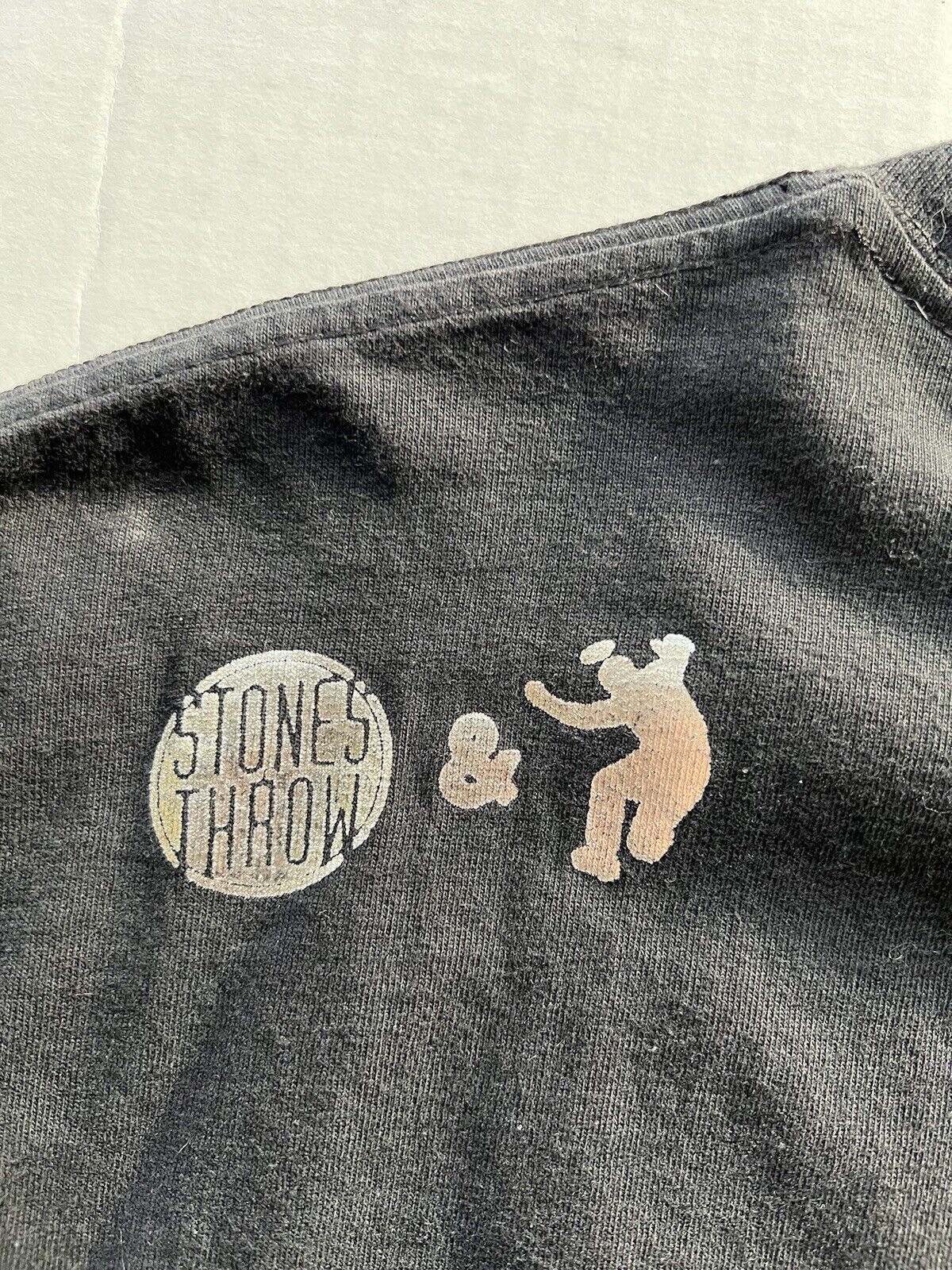 Vintage J Dilla Turn It Up! Stones Throw Ruff Draft Rap RARE Black T Shirt - thriftgoblin