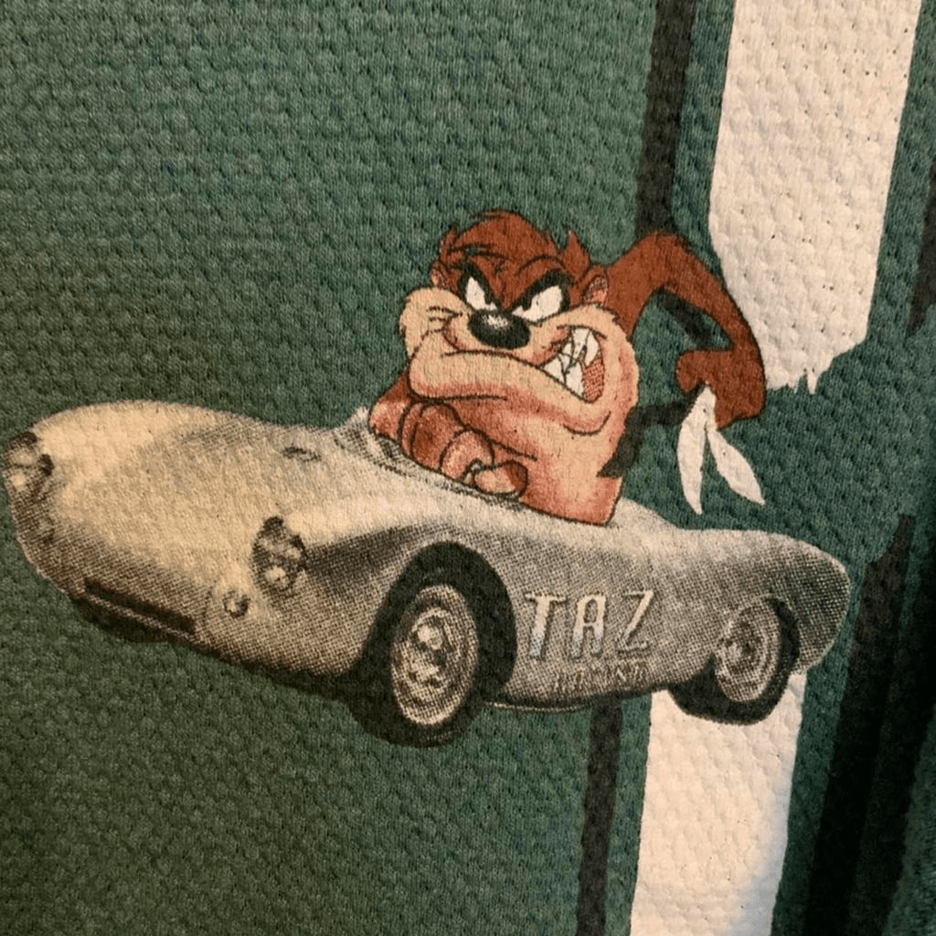 Vintage Looney Tunes Taz Textured Crewneck Shirt - thriftgoblin