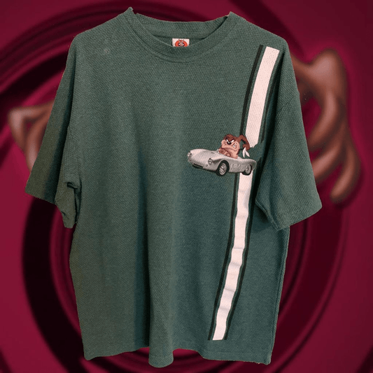 Vintage Looney Tunes Taz Textured Crewneck Shirt - thriftgoblin