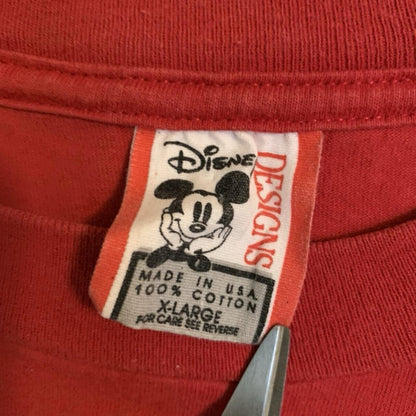 Vintage Mickey Mouse Disneyland Crewneck Shirt Disney Designs USA Mens XL - thriftgoblin
