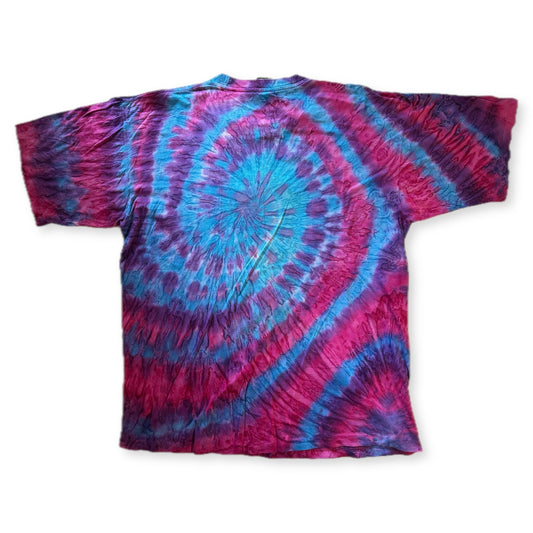 Vintage Mickey Mouse Spiral Tie Dye Tee Mickey Unlimited XL - Thrift GoblinT-Shirt