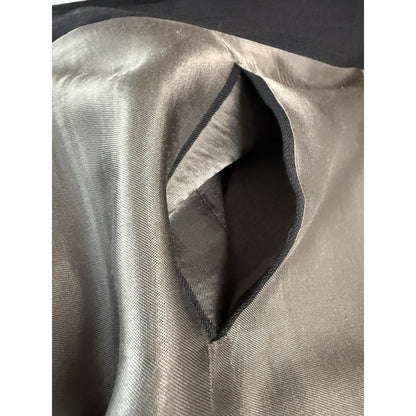 Vintage Monsieur by Givenchy Men’s 42 Long Charcoal Stripe Blazer Jacket Clean - thriftgoblin