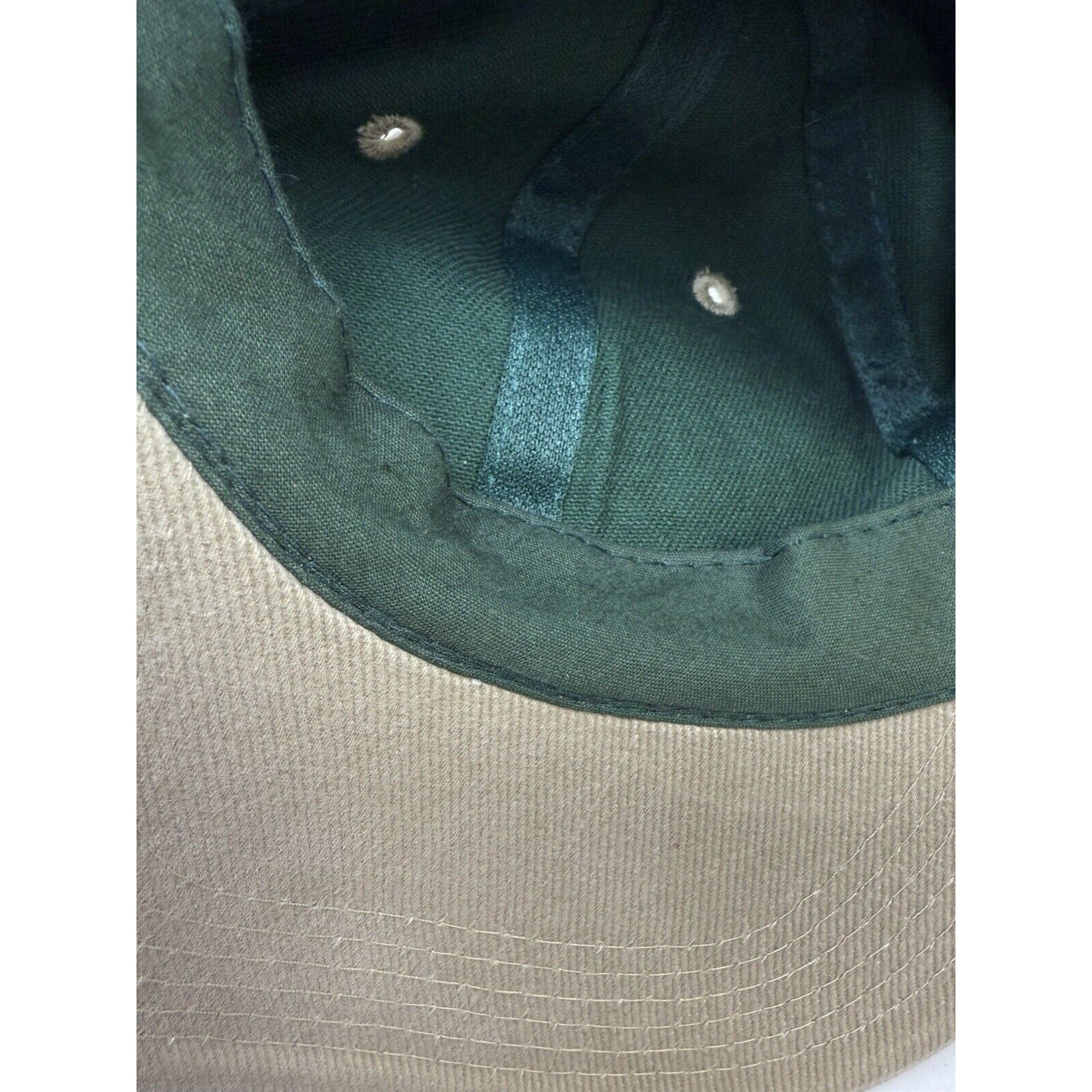 Vintage Mount Shasta Hat Forest Cap Souvenir Piece Att Headwear Camping Green - thriftgoblin