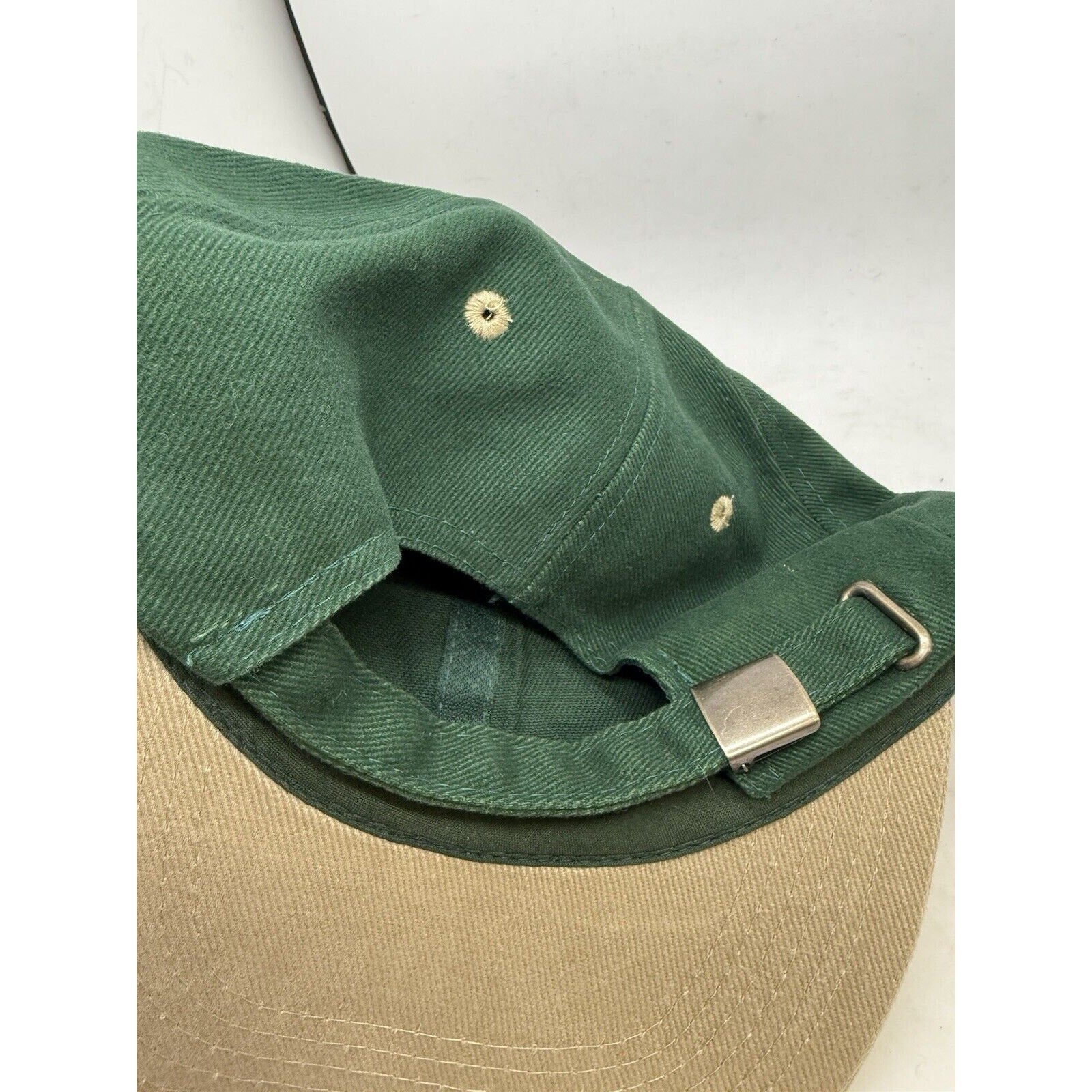 Vintage Mount Shasta Hat Forest Cap Souvenir Piece Att Headwear Camping Green - thriftgoblin