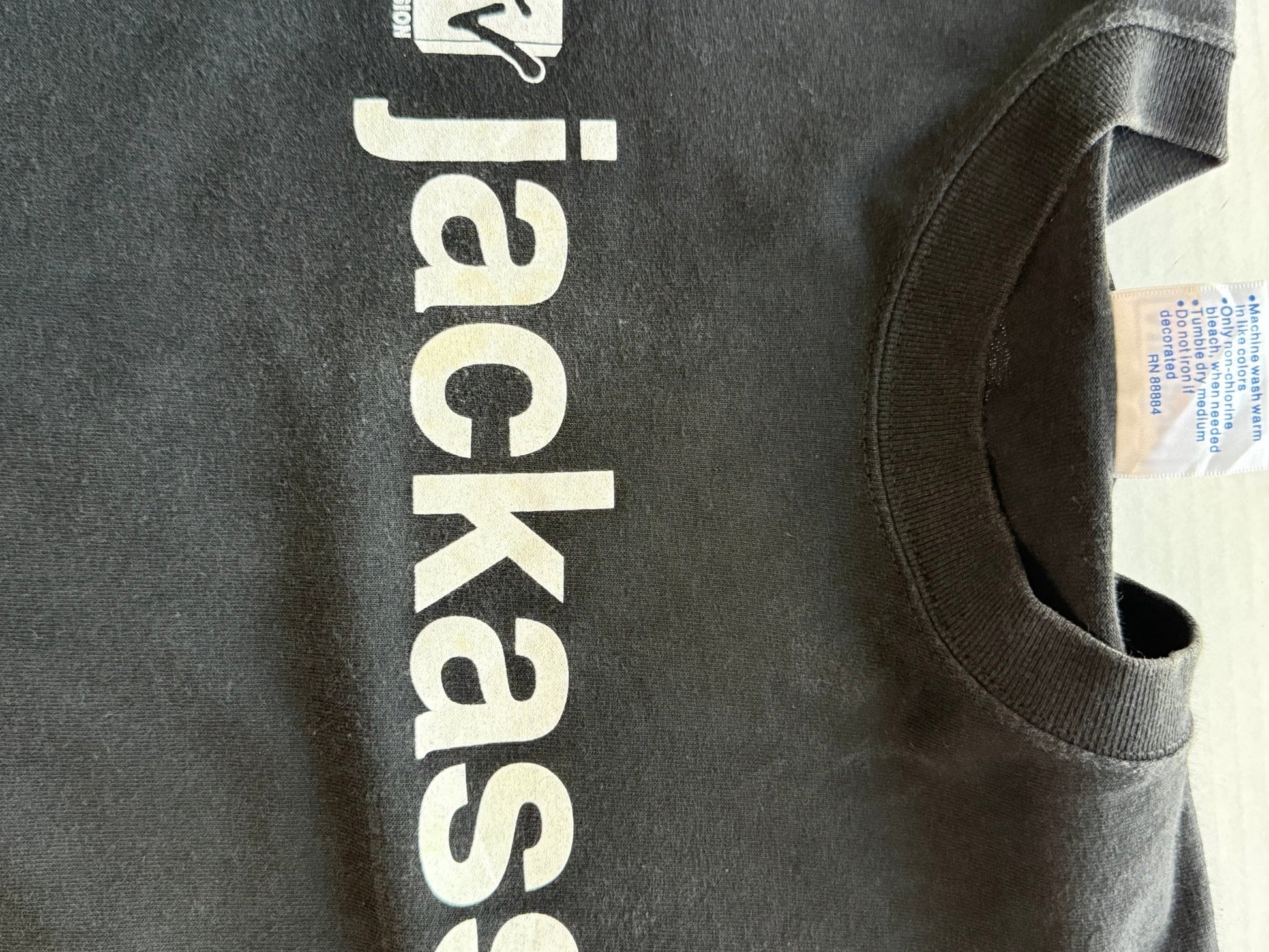 Vintage MTV 2001Jackass Tee All Sport Heavyweight Y2K Black M Music Television - thriftgoblinTee