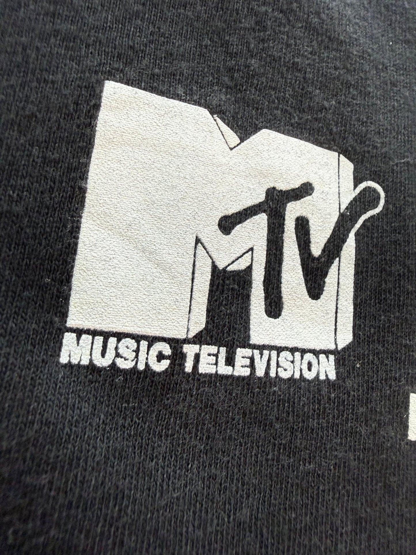 Vintage MTV 2001Jackass Tee All Sport Heavyweight Y2K Black M Music Television - thriftgoblinTee