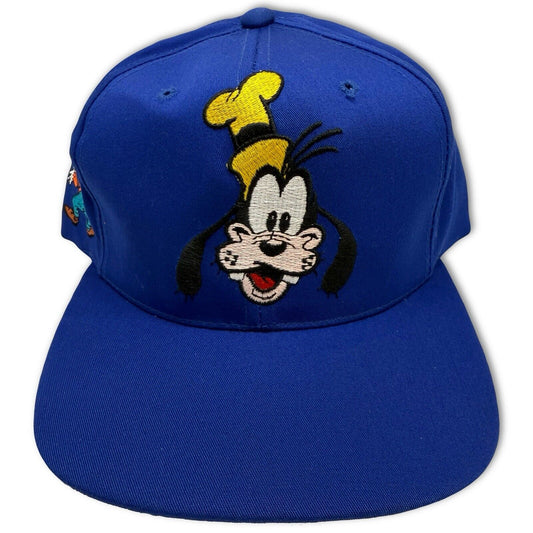 Vintage NWT Walt Disney Goofys Hat Co Goofy Snapback Cap Fresh Cap Portrait - thriftgoblinAccessory