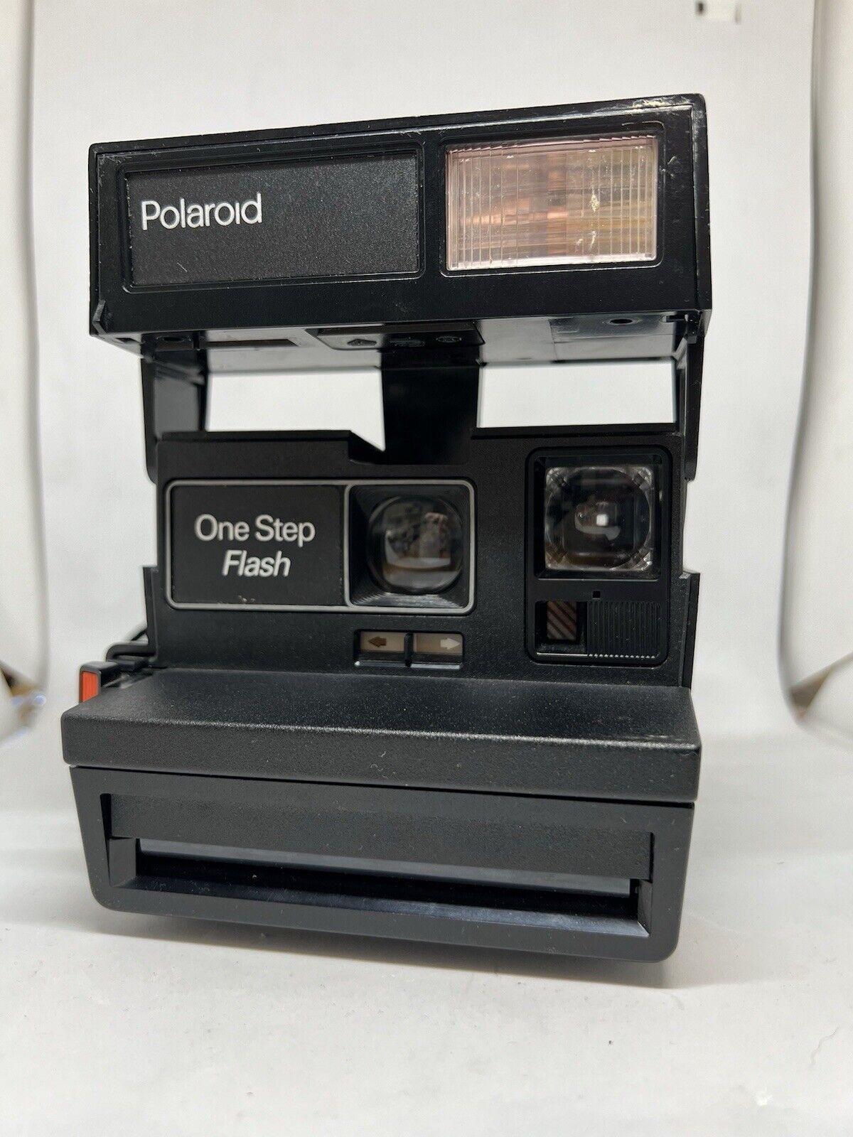 Vintage Polaroid OneStep Flash 600 Original Bag Red Button Instant Film Camera - thriftgoblin