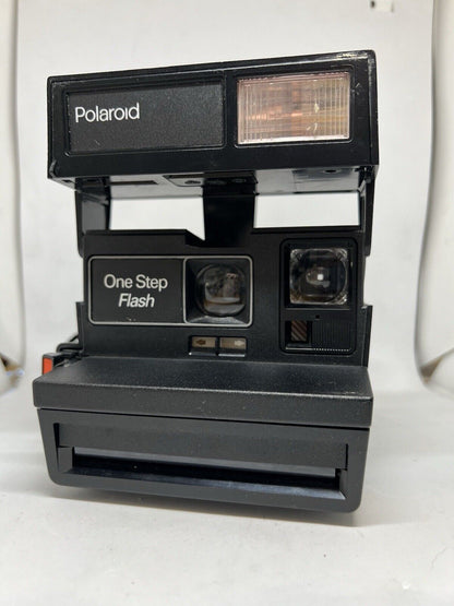 Vintage Polaroid OneStep Flash 600 Original Bag Red Button Instant Film Camera - thriftgoblin